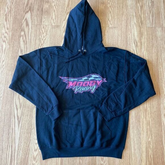 Moody Racing Hoodie Black Large - Picture 2 of 5